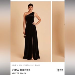 Birdy Grey • Kira • Black Velvet • Size Small